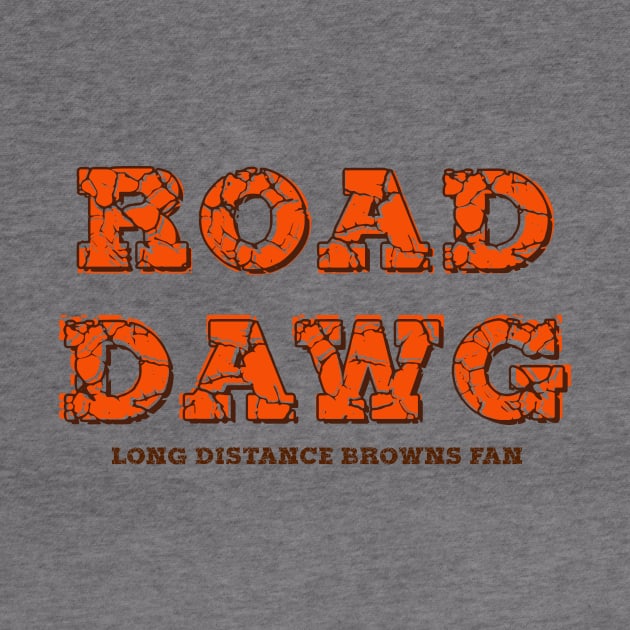 Cleveland Browns Road Dawg by mbloomstine